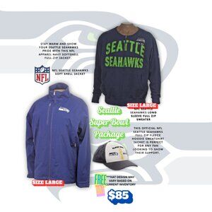 Seattle Seahawks Super Bowl Package: Size Large